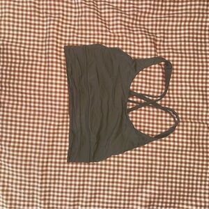 Lululemon energy bra longline olive